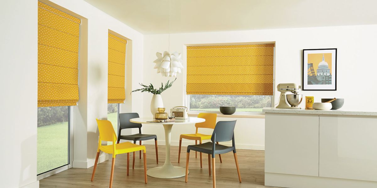 Roman Blinds example blind